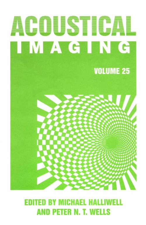 Book cover of Acoustical Imaging (2000)