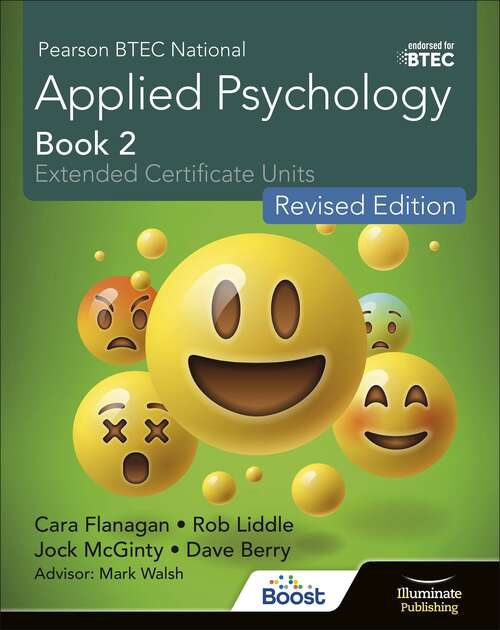 Book cover of Pearson BTEC National Applied Psychology: Book 2 Revised Edition