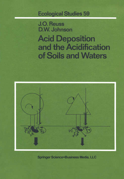 Book cover of Acid Deposition and the Acidification of Soils and Waters (1986) (Ecological Studies #59)
