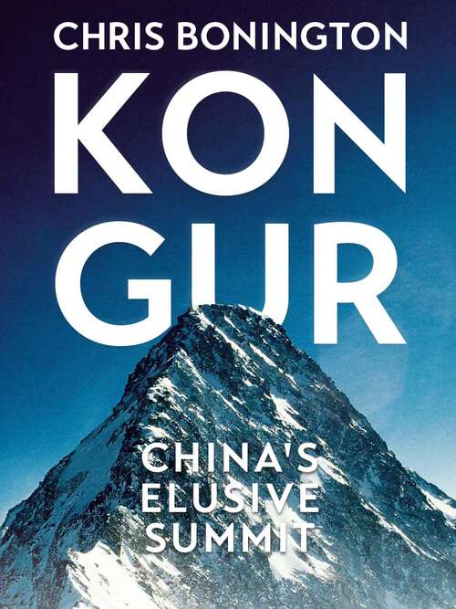 Book cover of Kongur: China's Elusive Summit