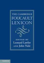 Book cover of The Cambridge Foucault Lexicon