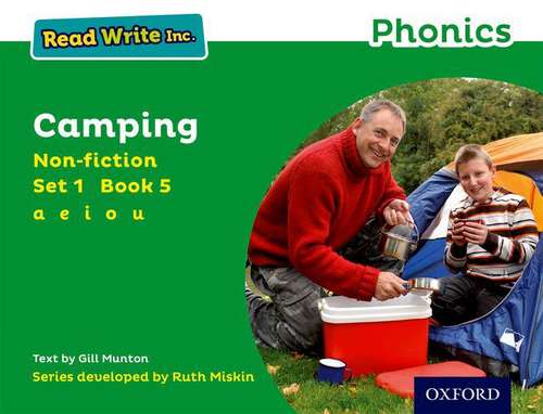 Book cover of Read Write Inc. Phonics: Green Set 1 Non-fiction 5 Camping