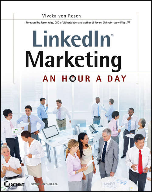 Book cover of LinkedIn Marketing: An Hour a Day