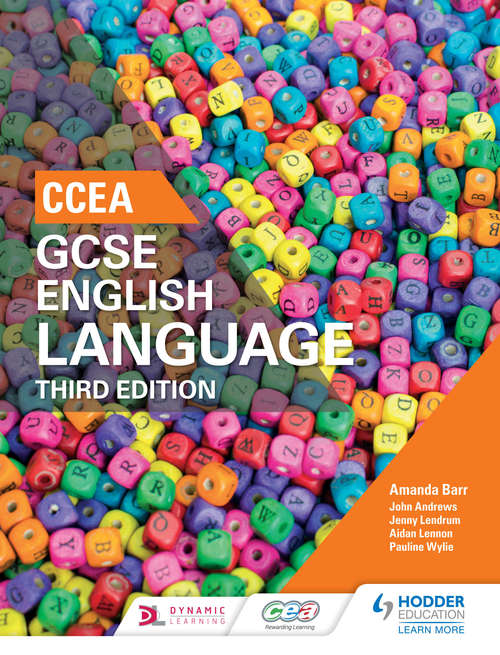 Book cover of CCEA GCSE English Language Student Book, (3rd Edition) (PDF)