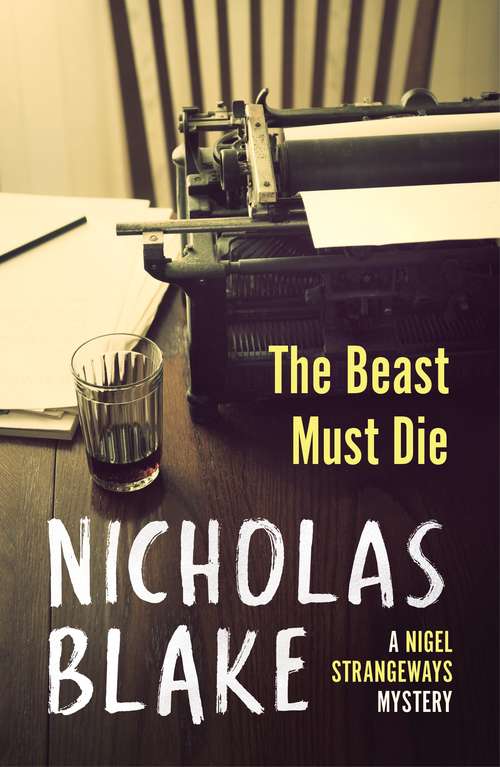 Book cover of The Beast Must Die (Pan Classic Crime Ser.: Vol. 3)
