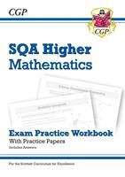 Book cover of New CfE Higher Maths: SQA Exam Practice Workbook - includes Answers (PDF)