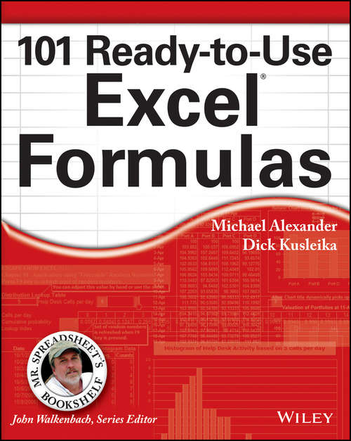 Book cover of 101 Ready-to-Use Excel Formulas