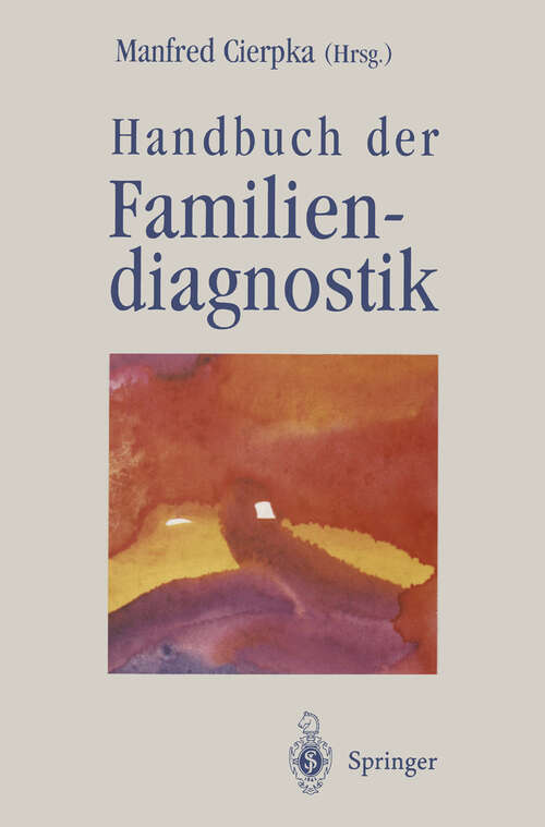 Book cover of Handbuch der Familiendiagnostik (1996)
