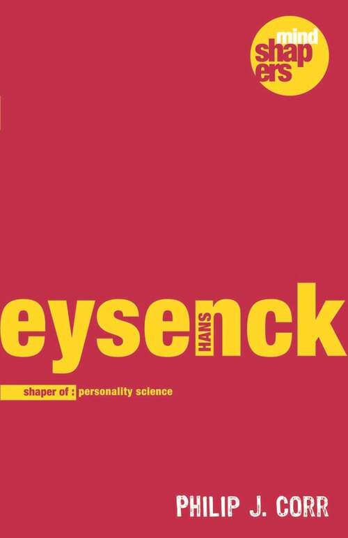 Book cover of Hans Eysenck (Mind Shapers)