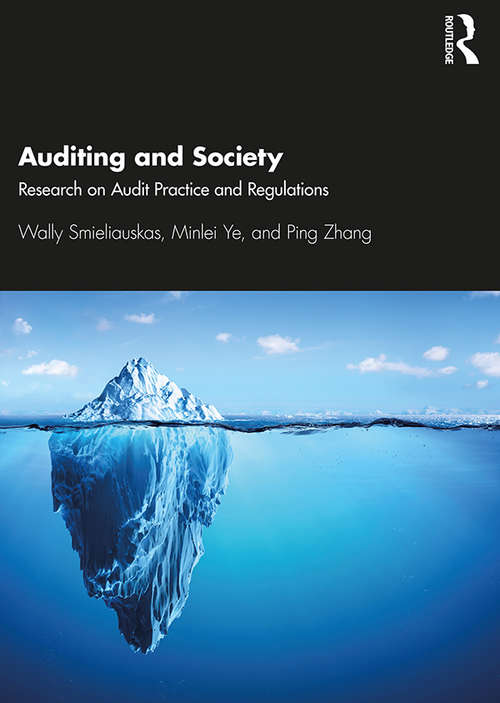 Book cover of Auditing and Society: Research on Audit Practice and Regulations