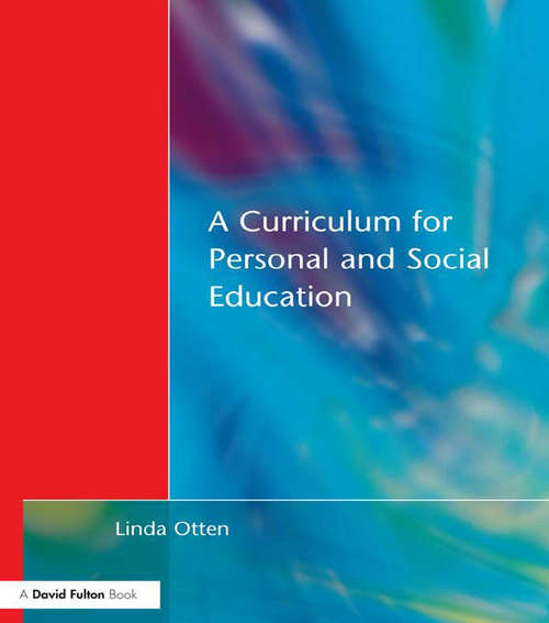 Book cover of Curriculum for Personal and Social Education