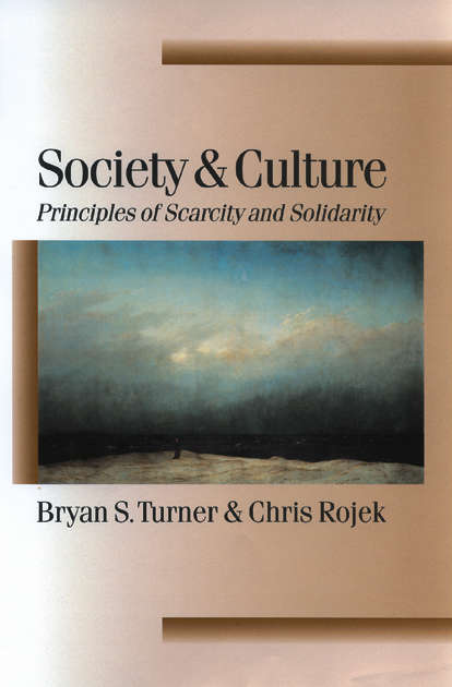 Book cover of Society and Culture: Scarcity and Solidarity (PDF)