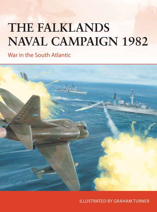 Book cover of The Falklands Naval Campaign 1982: War in the South Atlantic (Campaign)