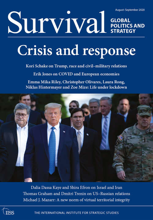 Book cover of Survival August-September 2020: Crisis and response