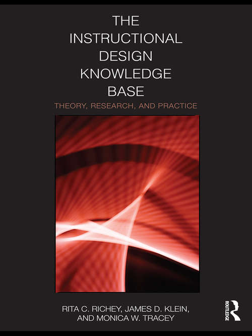 Book cover of The Instructional Design Knowledge Base: Theory, Research, and Practice