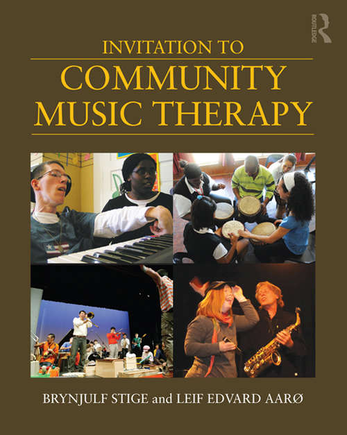 Book cover of Invitation to Community Music Therapy