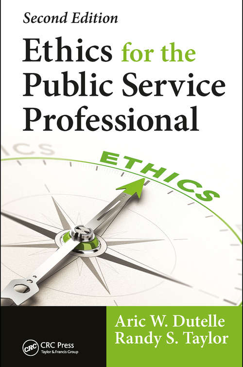 Book cover of Ethics for the Public Service Professional (2)