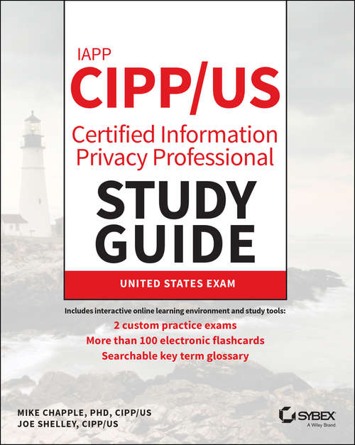 Book cover of IAPP CIPP / US Certified Information Privacy Professional Study Guide