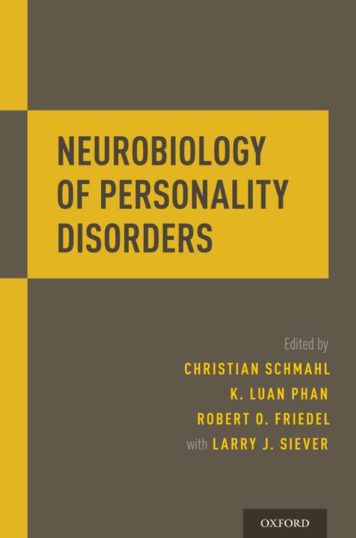 Book cover of Neurobiology of Personality Disorders