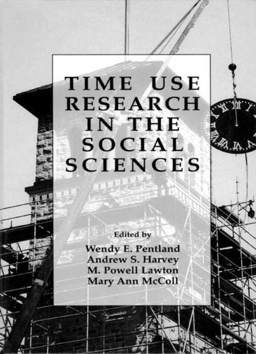 Book cover of Time Use Research in the Social Sciences (2002)