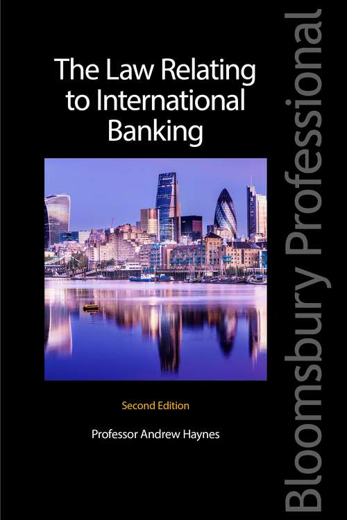 Book cover of The Law Relating to International Banking