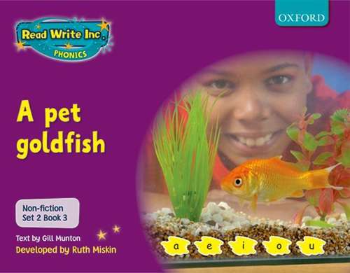 Book cover of Read Write Inc. Phonics: A pet goldfish (PDF)