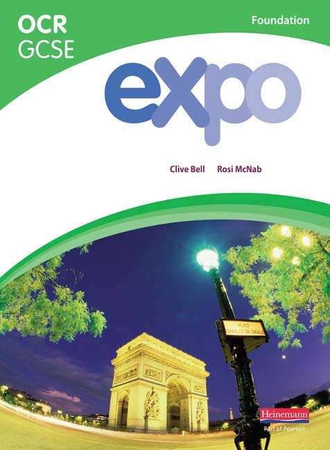 Book cover of Expo OCR GCSE French Foundation: student book (PDF)