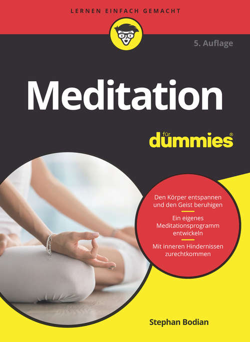 Book cover of Meditation für Dummies (5. Auflage) (Für Dummies)