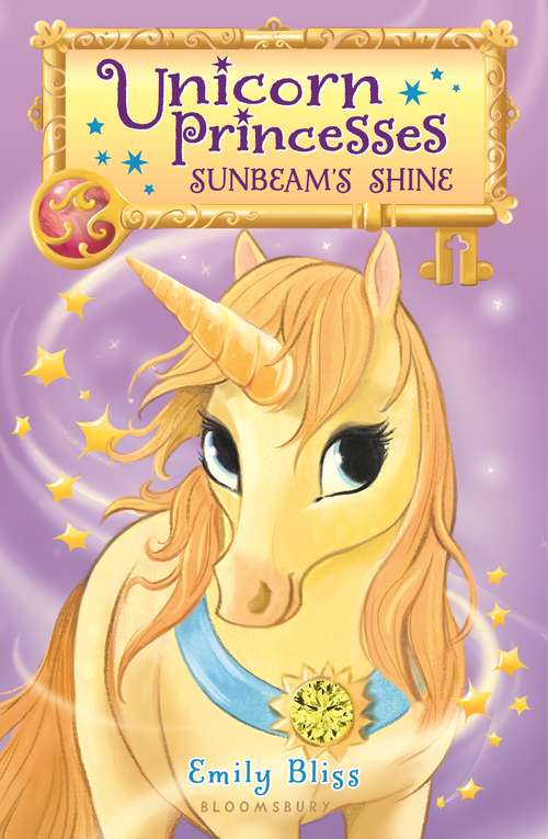 Book cover of Unicorn Princesses 1: Sunbeam's Shine, Flash's Dash, And Bloom's Ball (Unicorn Princesses #1)