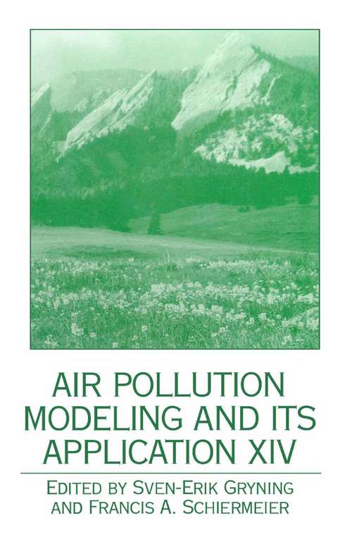 Book cover of Air Pollution Modeling and its Application XIV (2001)