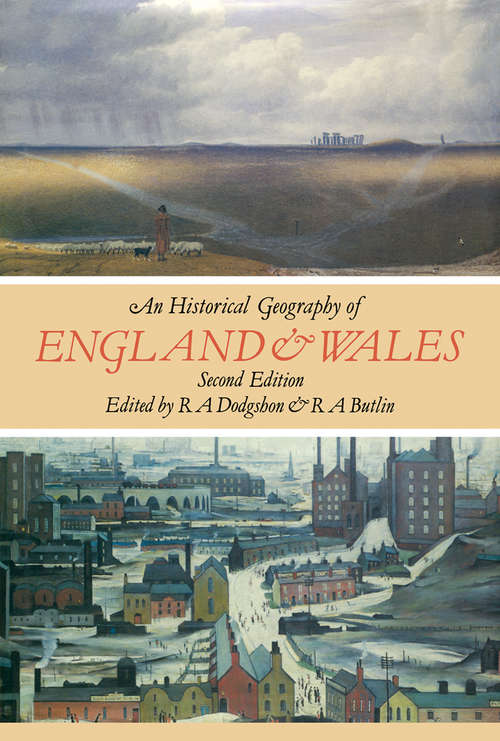 Book cover of Historical Geography of England and Wales