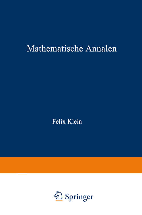Book cover of Begründung der Lehre vom Polyederinhalt (1921) (Mathematische Annalen #82)