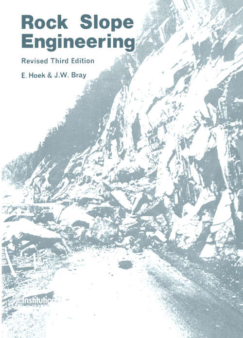 Book cover of Rock Slope Engineering: Third Edition