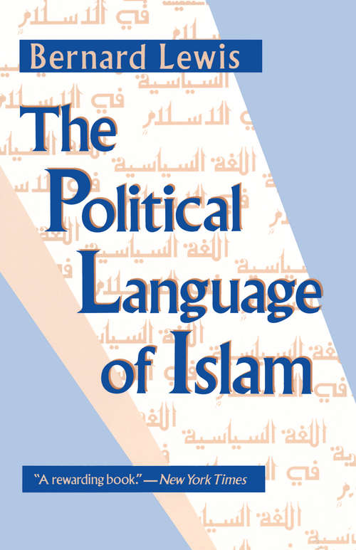 Book cover of The Political Language of Islam (Exxon Lecture Series)