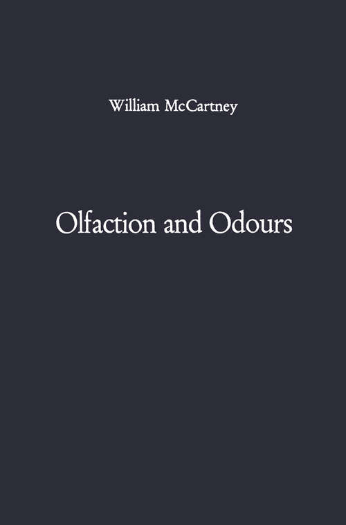 Book cover of Olfaction and Odours: An osphrésiological essay (1968)