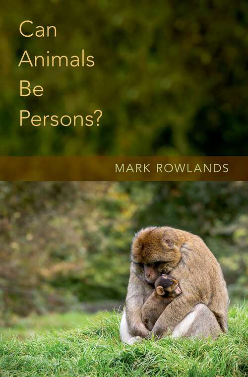 Book cover of Can Animals Be Persons?