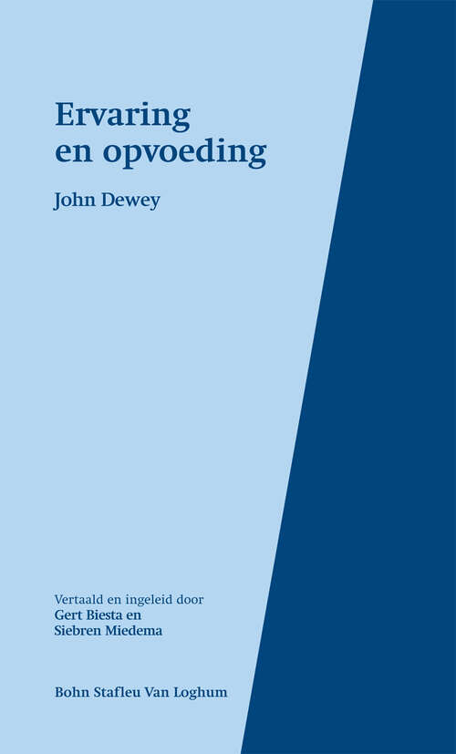 Book cover of Ervaring en opvoeding (1999)