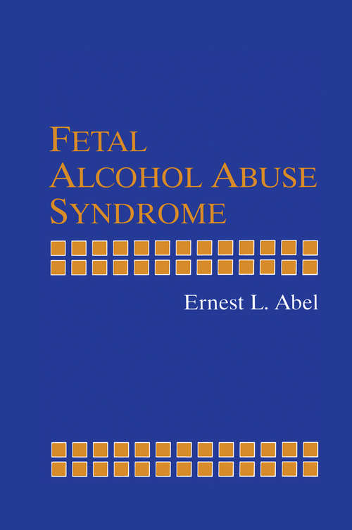 Book cover of Fetal Alcohol Abuse Syndrome (1998)