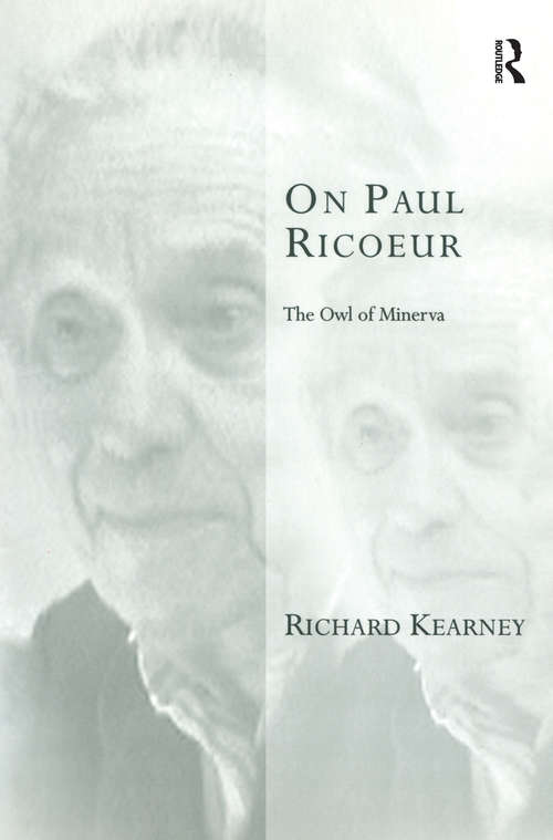 Book cover of On Paul Ricoeur: The Owl of Minerva (Transcending Boundaries in Philosophy and Theology)