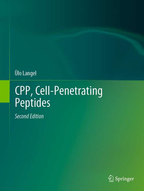 Book cover of CPP, Cell-Penetrating Peptides (2nd ed. 2023)