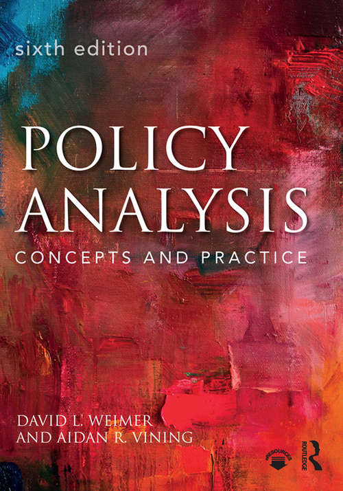 Book cover of Policy Analysis: Concepts and Practice (6)