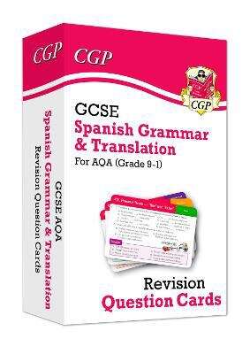 Book cover of GCSE AQA Spanish: Grammar & Translation Revision Question Cards (PDF)