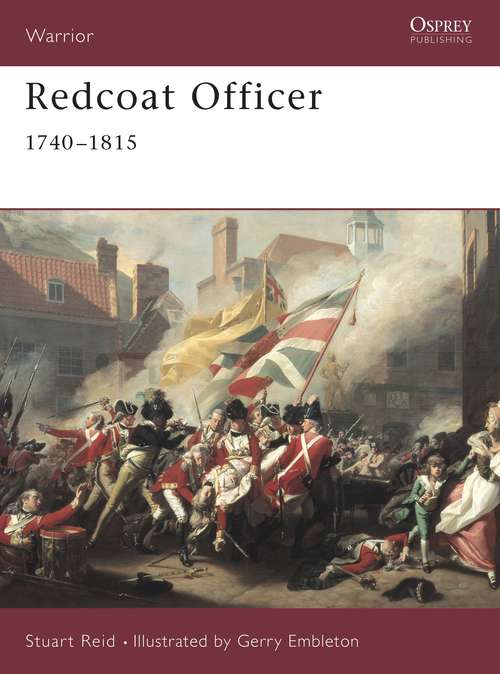 Book cover of Redcoat Officer: 1740–1815 (Warrior)