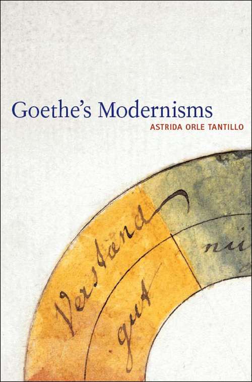 Book cover of Goethe's Modernisms