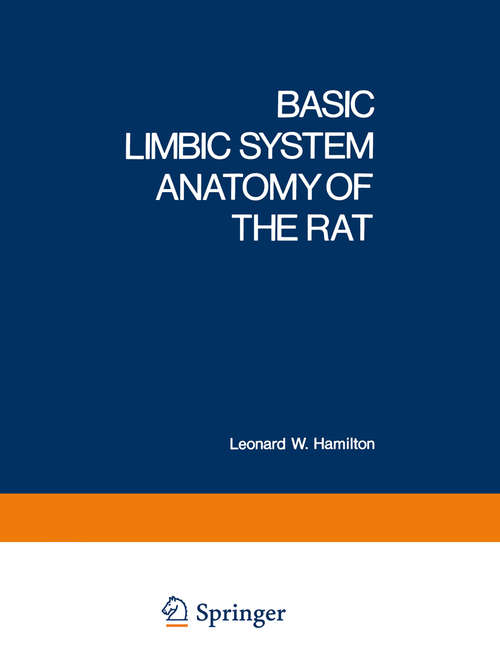 Book cover of Basic Limbic System Anatomy of the Rat (1976)