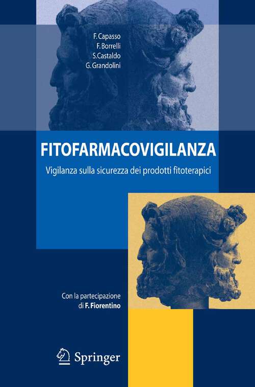 Book cover of Fitofarmacovigilanza: Vigilanza sulla sicurezza dei prodotti fitoterapici (2006)