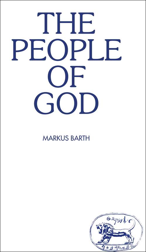 Book cover of The People of God (The Library of New Testament Studies #5)