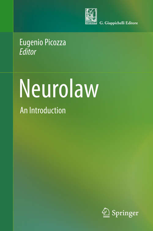 Book cover of Neurolaw: An Introduction (1st ed. 2016)