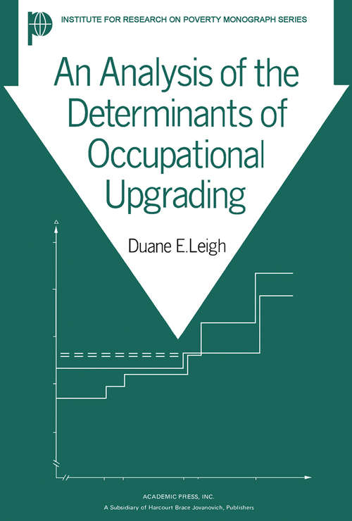 Book cover of An Analysis of the Determinants of Occupational Upgrading