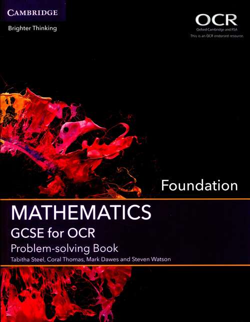 Book cover of Gcse Mathematics For Ocr Foundation Problem-solving Book (Gcse Mathematics Ocr Ser. (PDF))